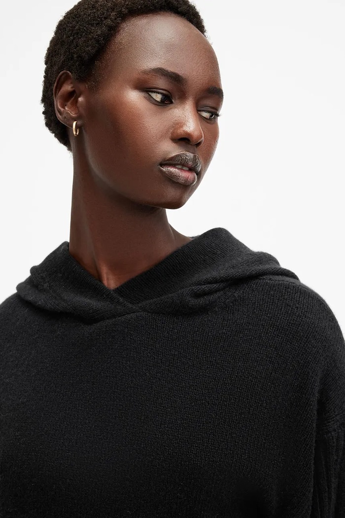 Oblečení Vlněná mikina AllSaints INES W074KB černá