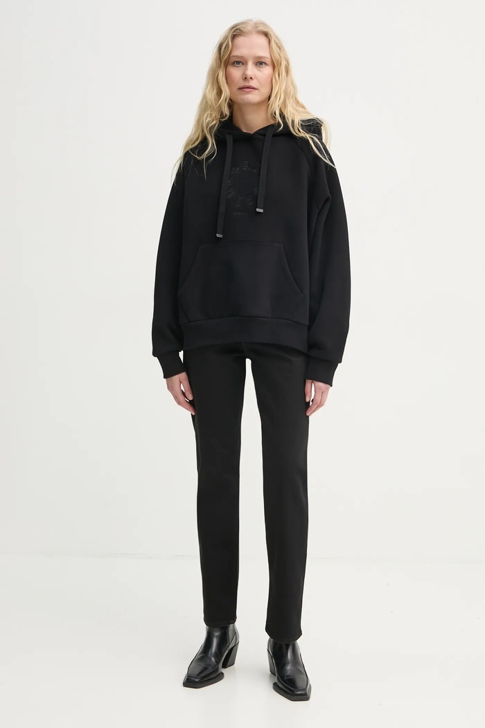 Mikina AllSaints TIEROTH W171JB černá SS25