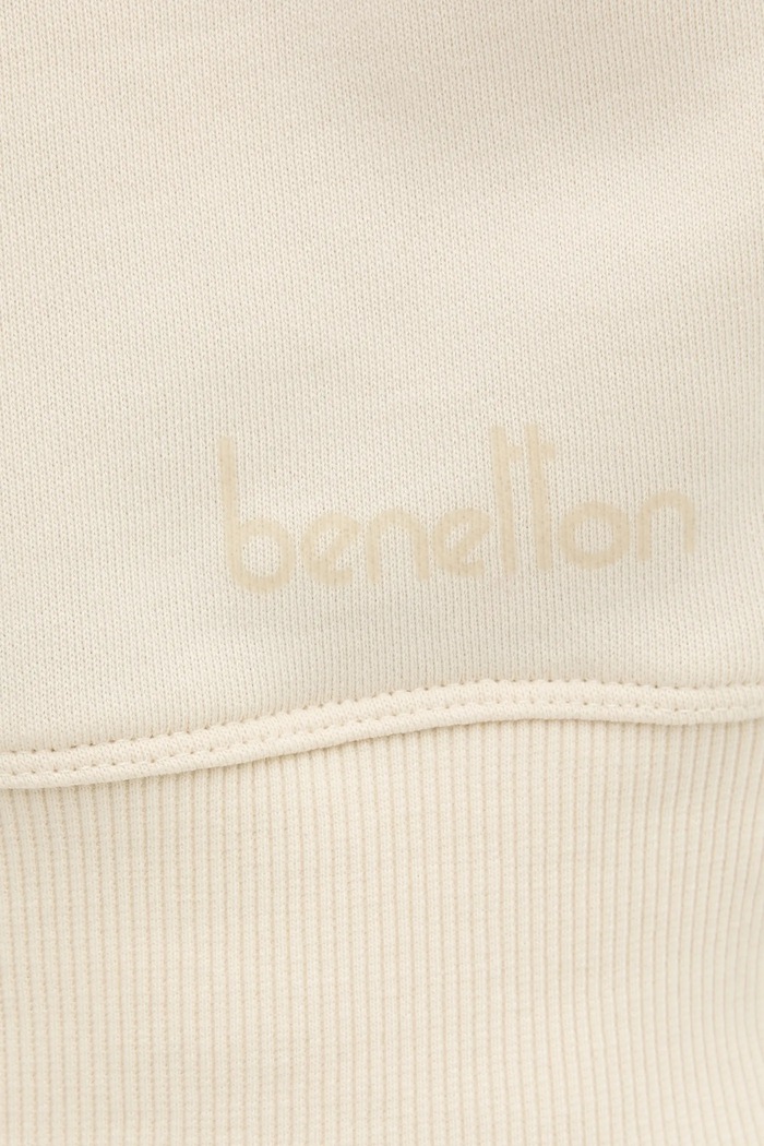 Bavlnená mikina United Colors of Benetton 3UNID109A béžová