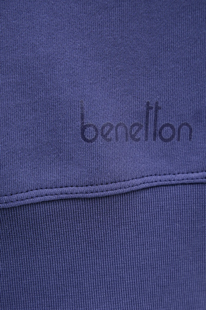 Bavlnená mikina United Colors of Benetton 3UNID109A tmavomodrá