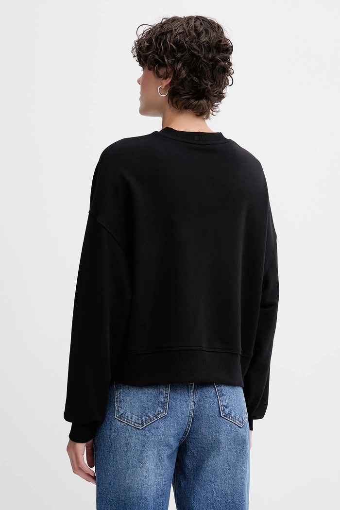 Îmbrăcăminte United Colors of Benetton hanorac de bumbac 3UNID109A negru