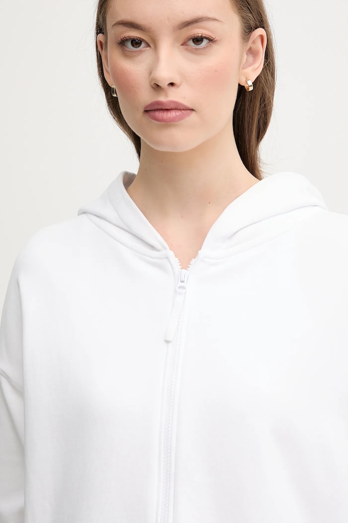 United Colors of Benetton bluza bawełniana biały 3UNID500R