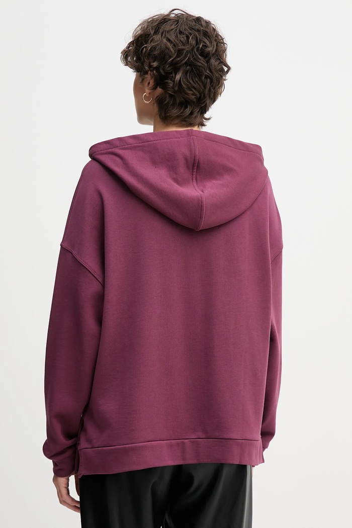Odzież United Colors of Benetton bluza bawełniana 3UNID500R fioletowy