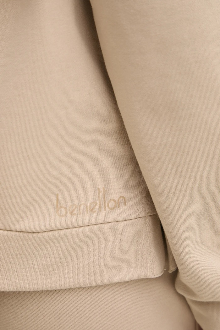 United Colors of Benetton bluza bawełniana 3UNID500R beżowy