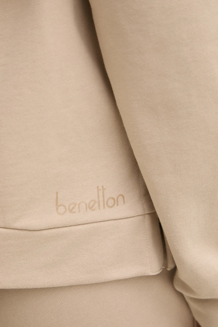 United Colors of Benetton bluza bawełniana 3UNID500R beżowy