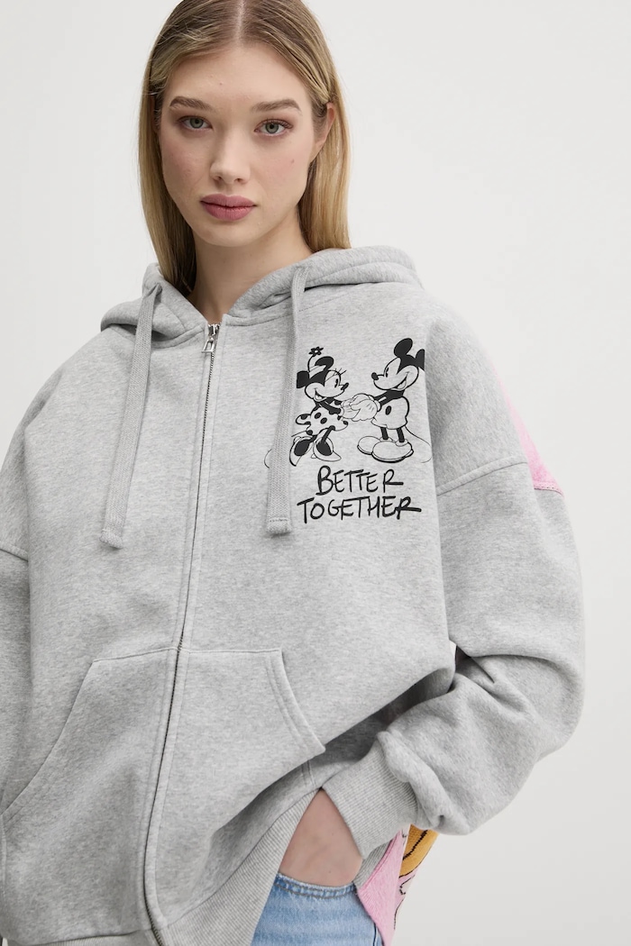 Μπλούζα Desigual BETTER γκρί 25SWSK28