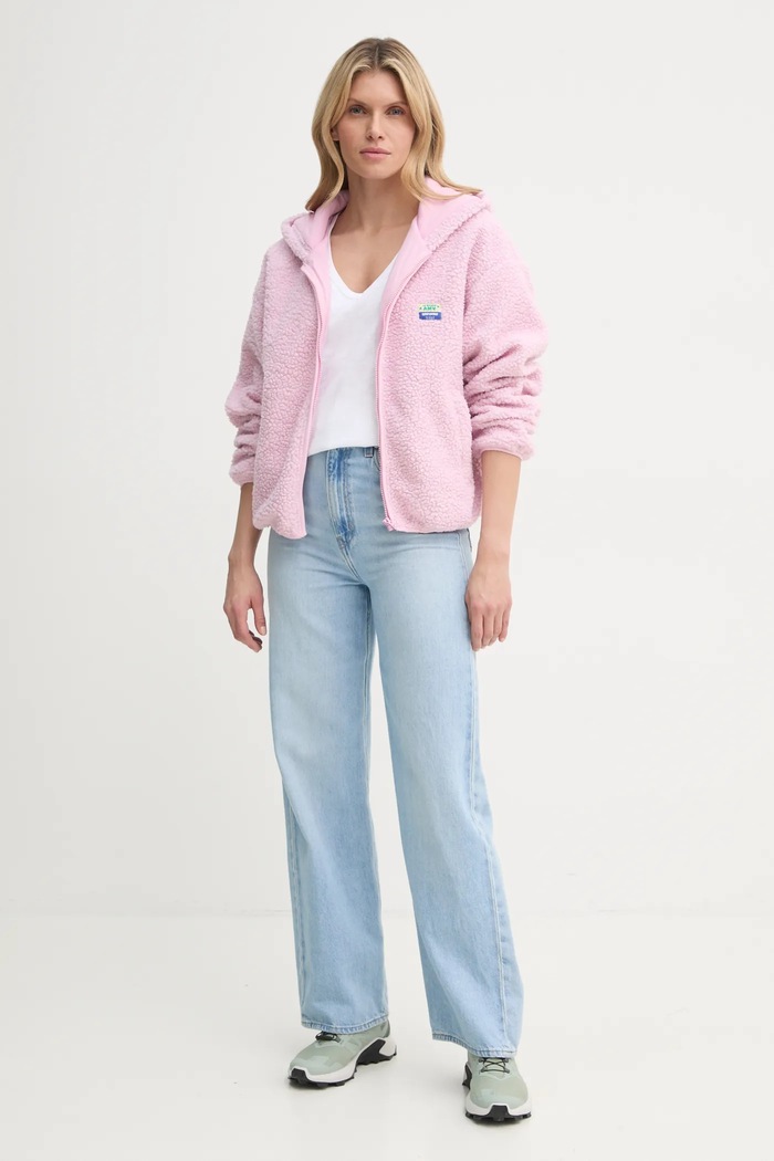 American Vintage Bluza HOK16EE25 różowy AA00