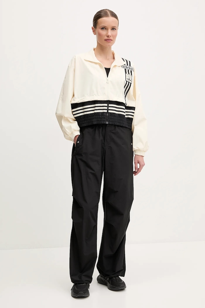 Ruházat adidas Originals rövid kabát Woven Track Top JD0096 bézs