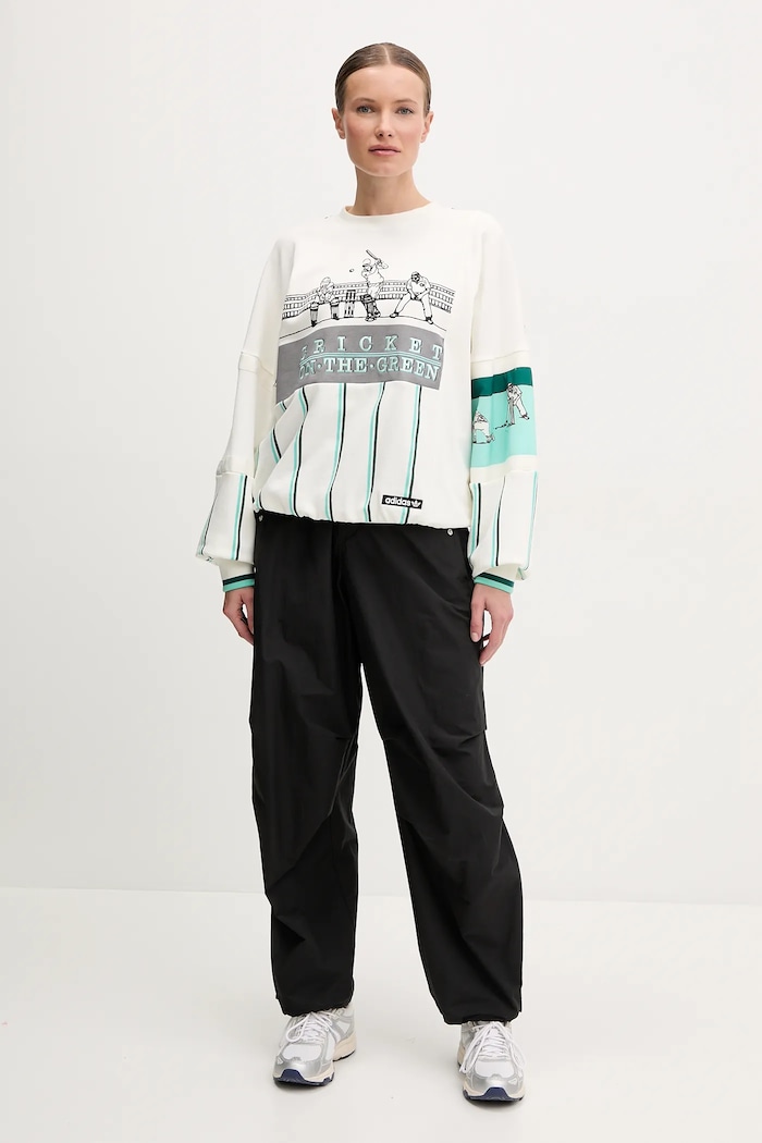 Mikina adidas Originals Retro KA4386 bílá SS25