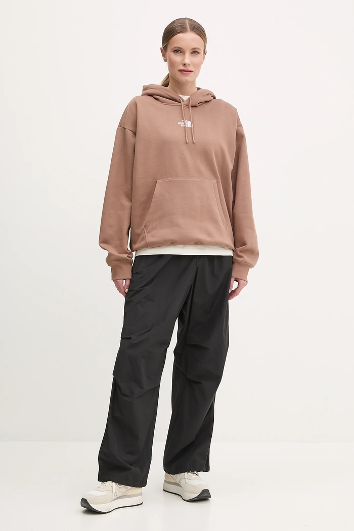 Mikina The North Face Essential NF0A89EN6IH1 hnědá SS25