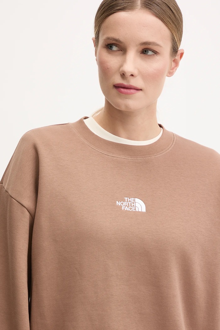 Суичър The North Face Essential кафяв NF0A89EP6IH1