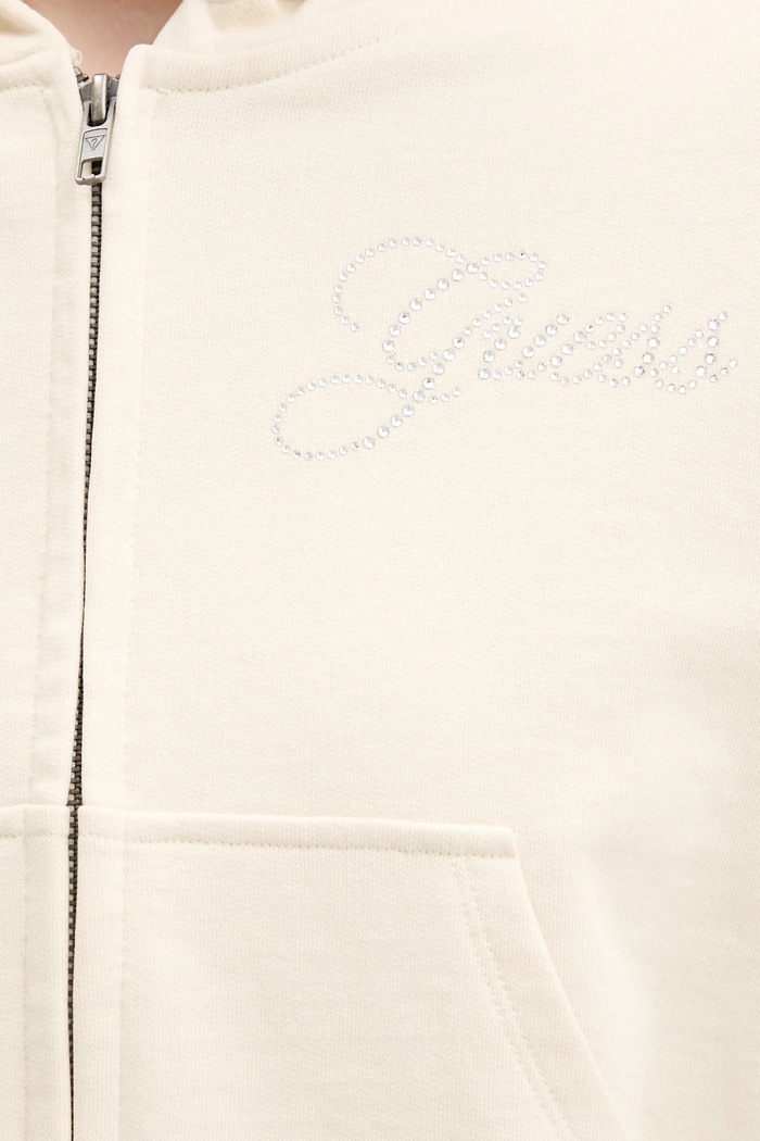 Памучен суичър Guess Originals W5RQ13.K68I1 бежов