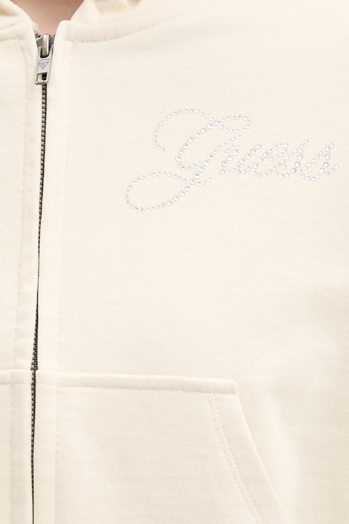 Памучен суичър Guess Originals W5RQ13.K68I1 бежов