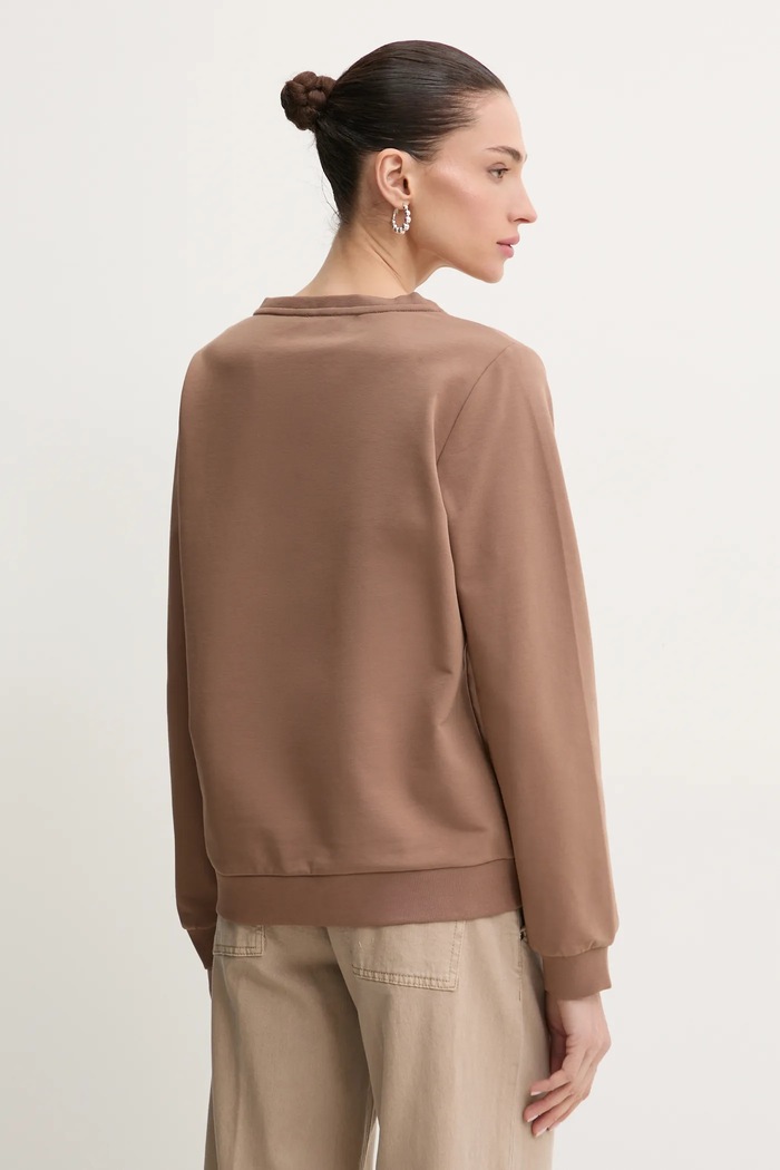 Odzież Liu Jo bluza TA5168.FS090 brązowy