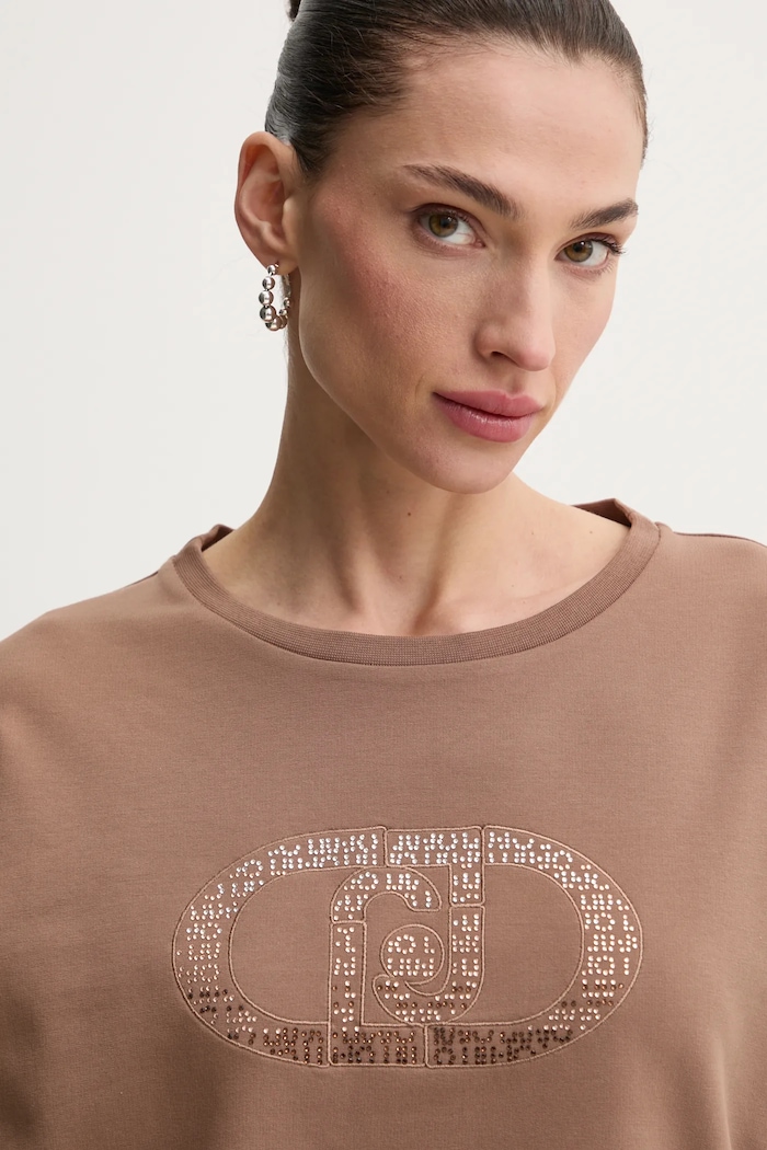 Liu Jo bluza brązowy TA5168.FS090