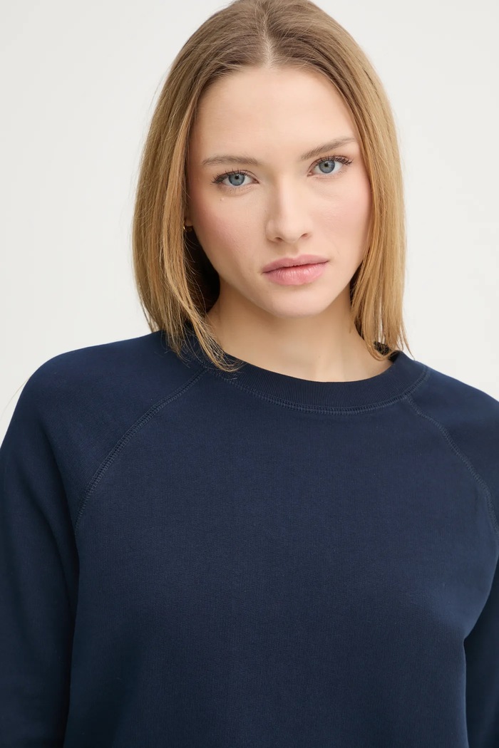 Bavlněná mikina ZADIG&VOLTAIRE námořnická modř JWSS01605.404
