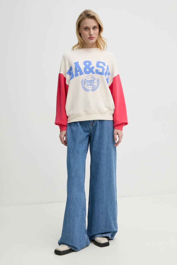 BA&SH bluza BENJAMIN 1E25BENJ beżowy SS25