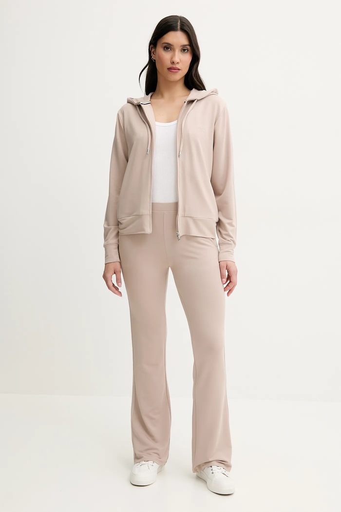BOSS bluza 50540064 beżowy SS25