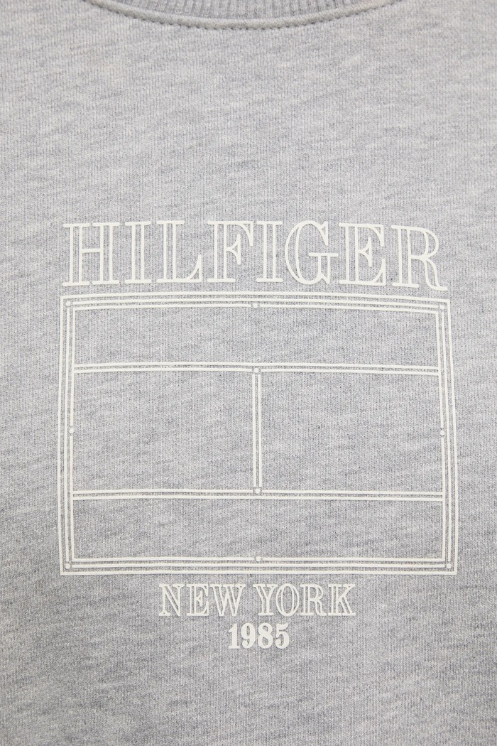 Mikina Tommy Hilfiger WW0WW44633 sivá