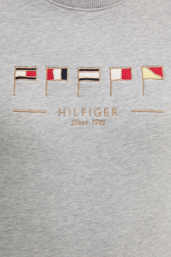 Μπλούζα Tommy Hilfiger WW0WW45526 γκρί