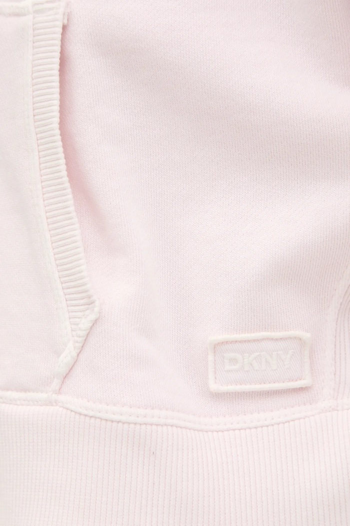 Bavlněná mikina Dkny DP5J9578 růžová