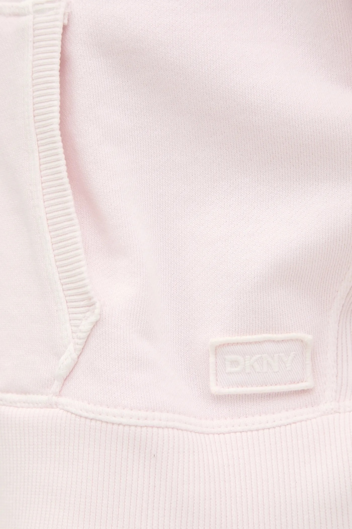 Bavlněná mikina Dkny DP5J9578 růžová