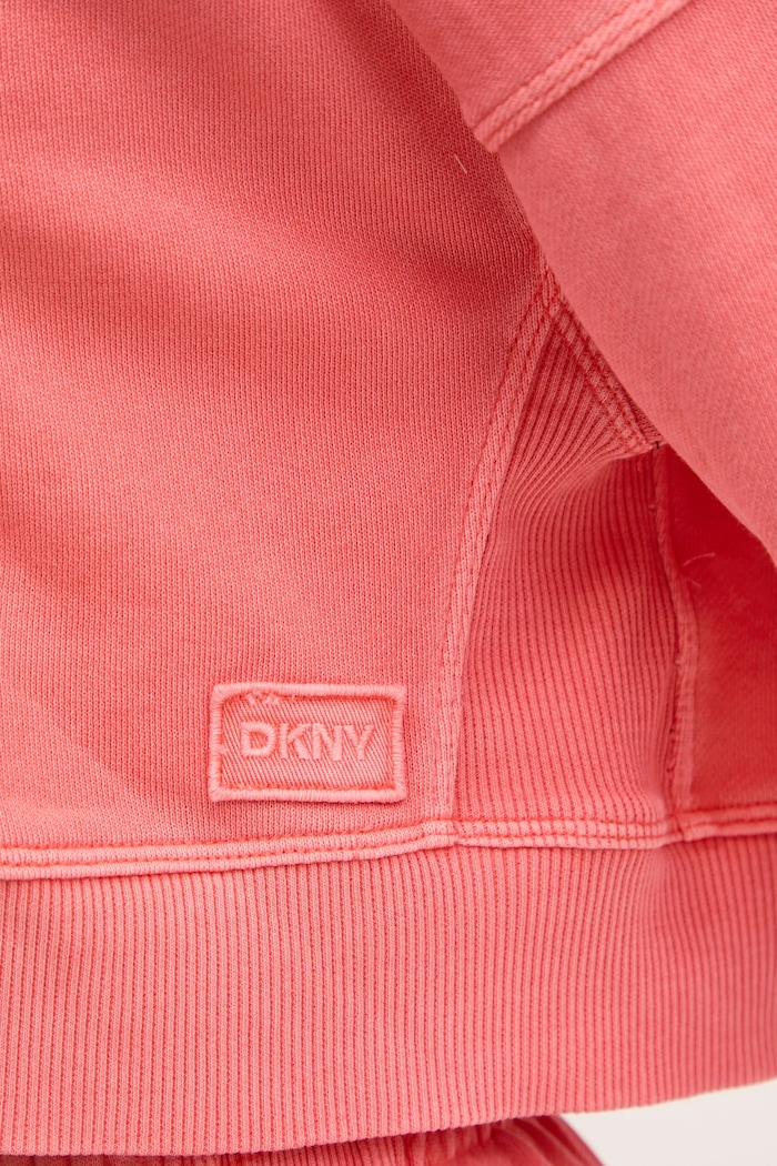 Pamučna dukserica Dkny DP5J9578 roza