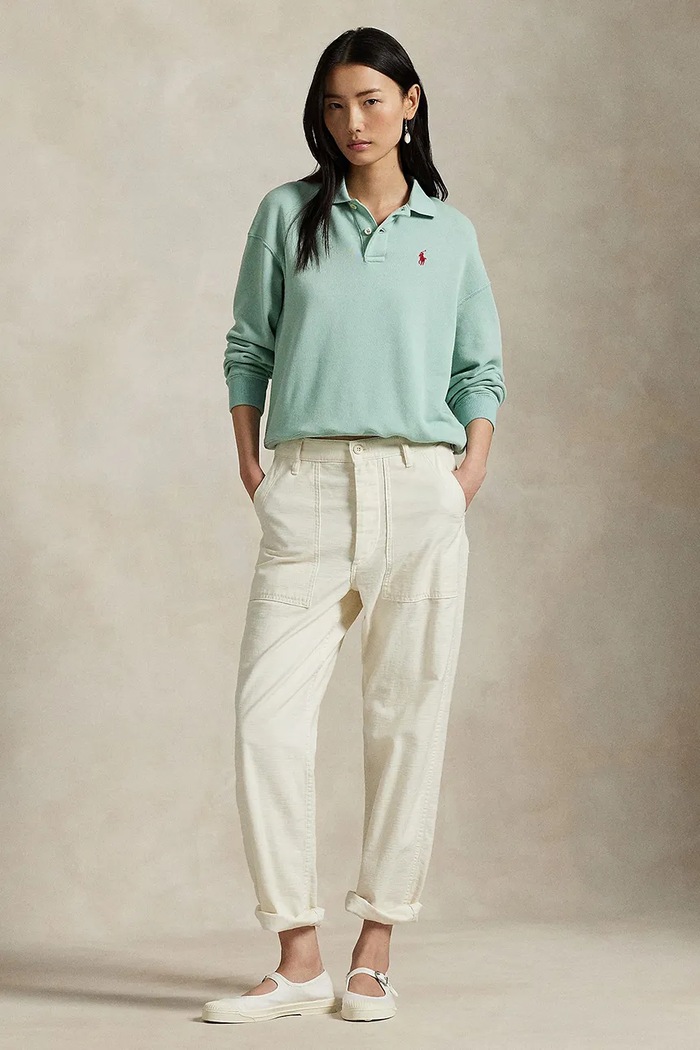 Odzież Polo Ralph Lauren bluza 211965097 zielony