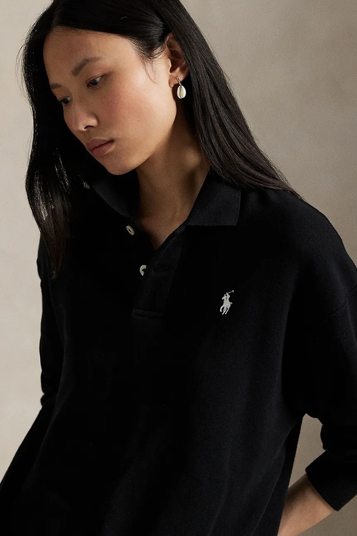 Μπλούζα Polo Ralph Lauren μαύρο 211965097