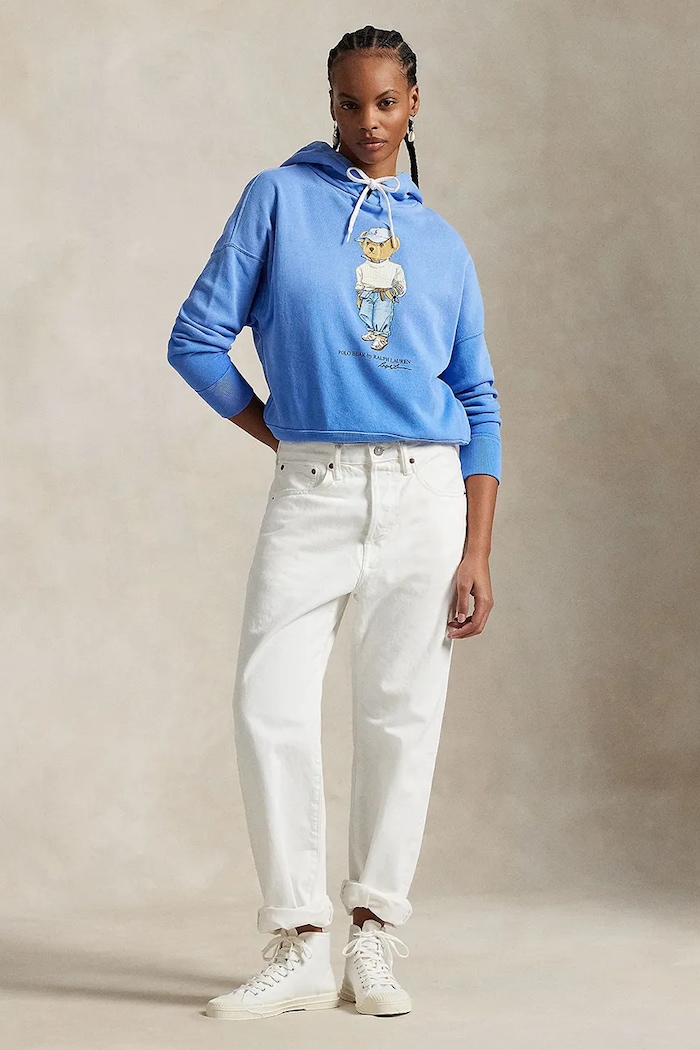 Odzież Polo Ralph Lauren bluza 211965110 niebieski