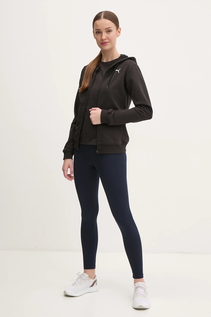 Tréningová mikina Puma Tad Essential 525896 čierna SS25