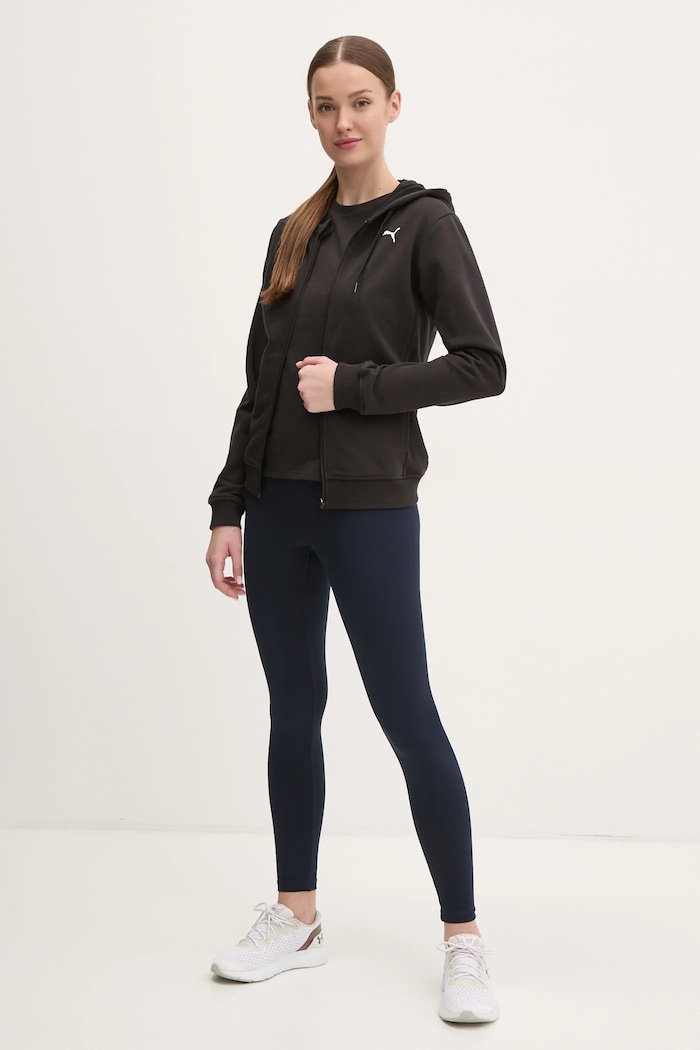 Tréningová mikina Puma Tad Essential 525896 čierna SS25
