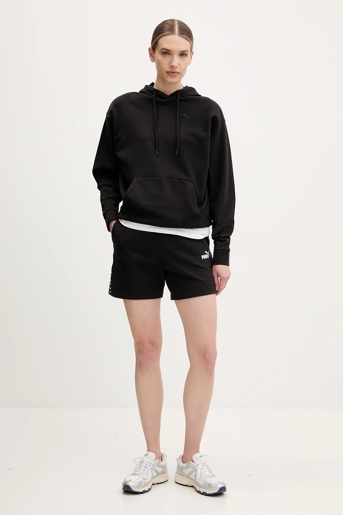 Памучен суичър Puma 685057 черен SS25
