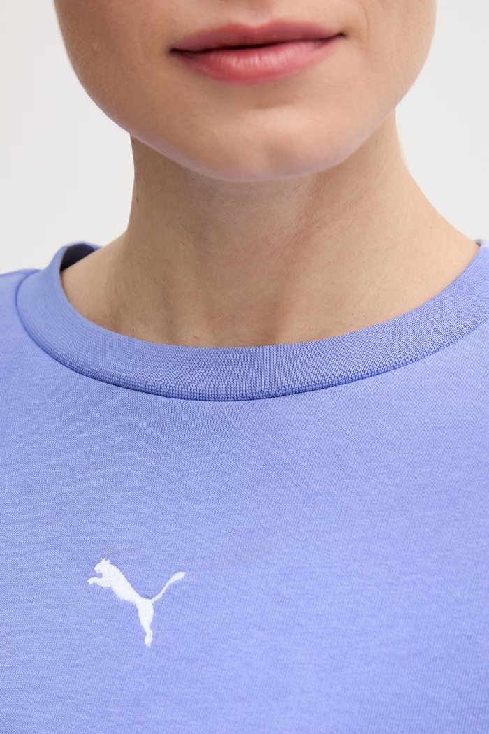 Puma bluza damska z bawełną 685401 niebieski
