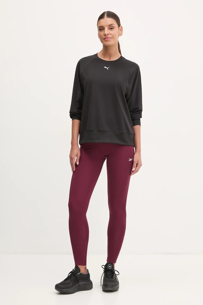 Pulover za vadbo Puma Cloudspun 526688 črna SS25