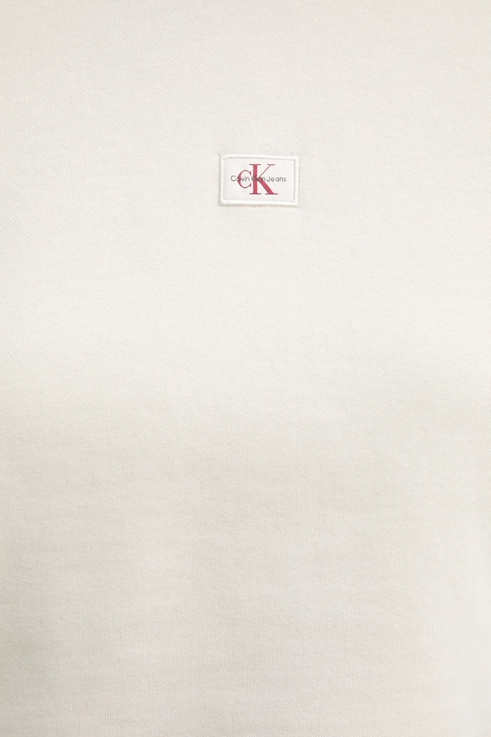 Pamučna dukserica Calvin Klein Jeans bež J20J225370