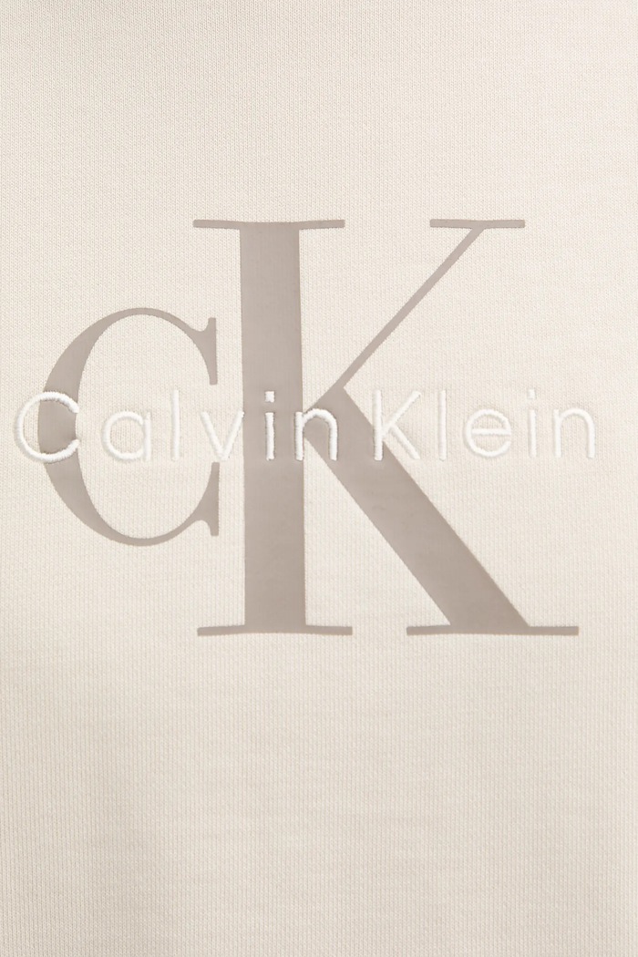 Calvin Klein Jeans mikina dámska s bavlnou béžová LV047B234G