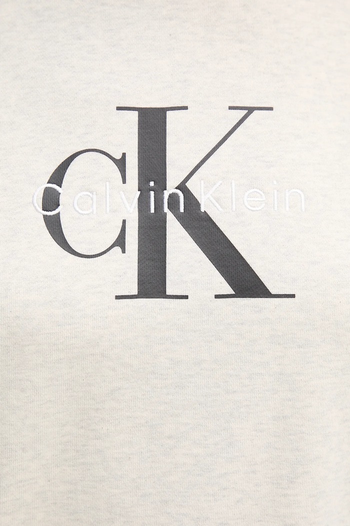 Calvin Klein Jeans mikina dámska s bavlnou LV047B234G béžová