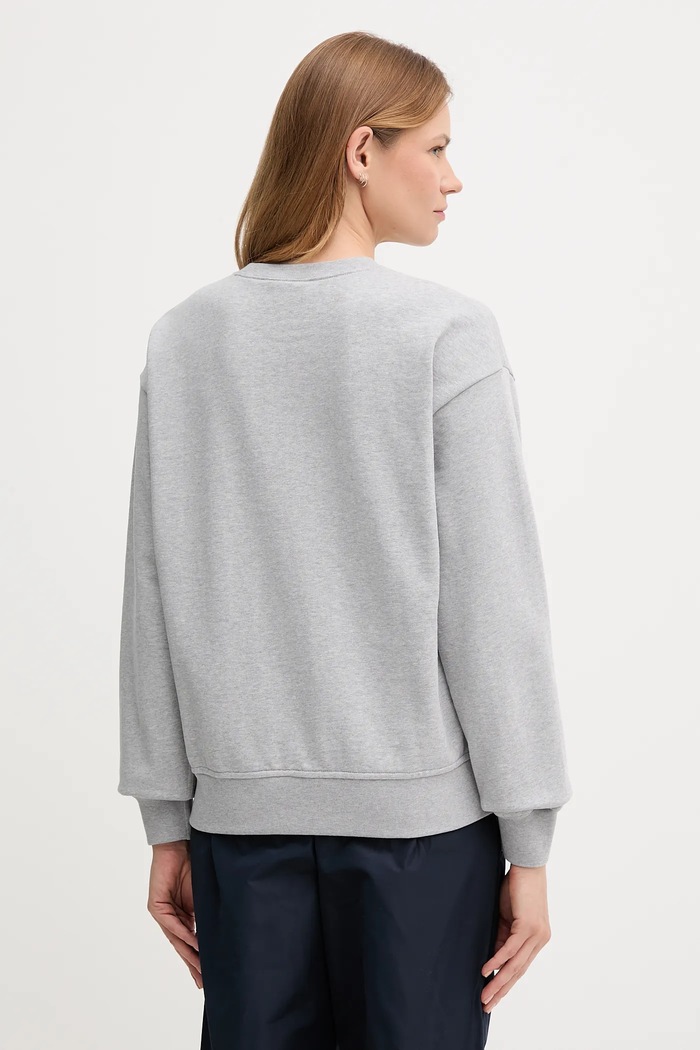 Oblečenie Calvin Klein Jeans mikina dámska s bavlnou LV047B234G sivá