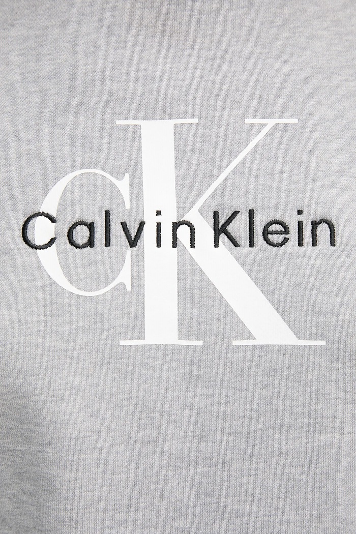 Calvin Klein Jeans mikina dámska s bavlnou LV047B234G sivá