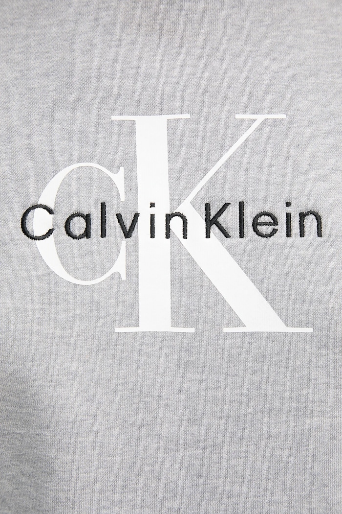 Calvin Klein Jeans mikina dámska s bavlnou LV047B234G sivá
