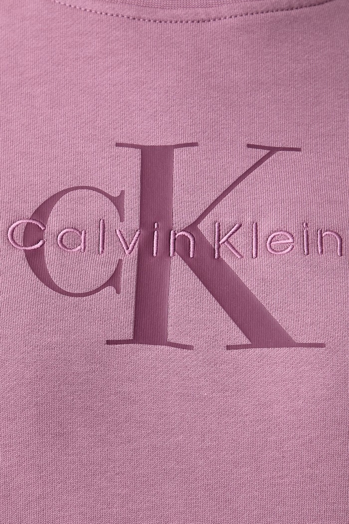 Bluza damska z bawełną Calvin Klein Jeans różowy LV047B234G