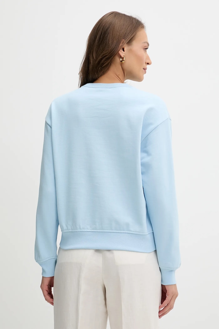 Ρούχα Calvin Klein Jeans μπλούζα Γυναικεία με βαμβάκι LV047B234G μπλε