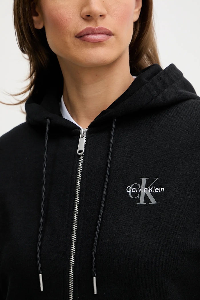 Mikina Calvin Klein Jeans čierna LV047B270G