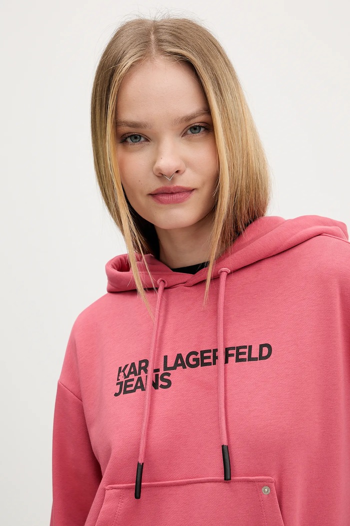 Pulover Karl Lagerfeld Jeans oranžna A2W20053
