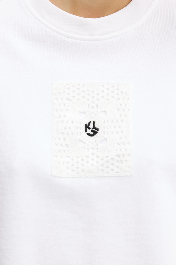 Karl Lagerfeld Jeans bluza bawełniana A2W20018 biały