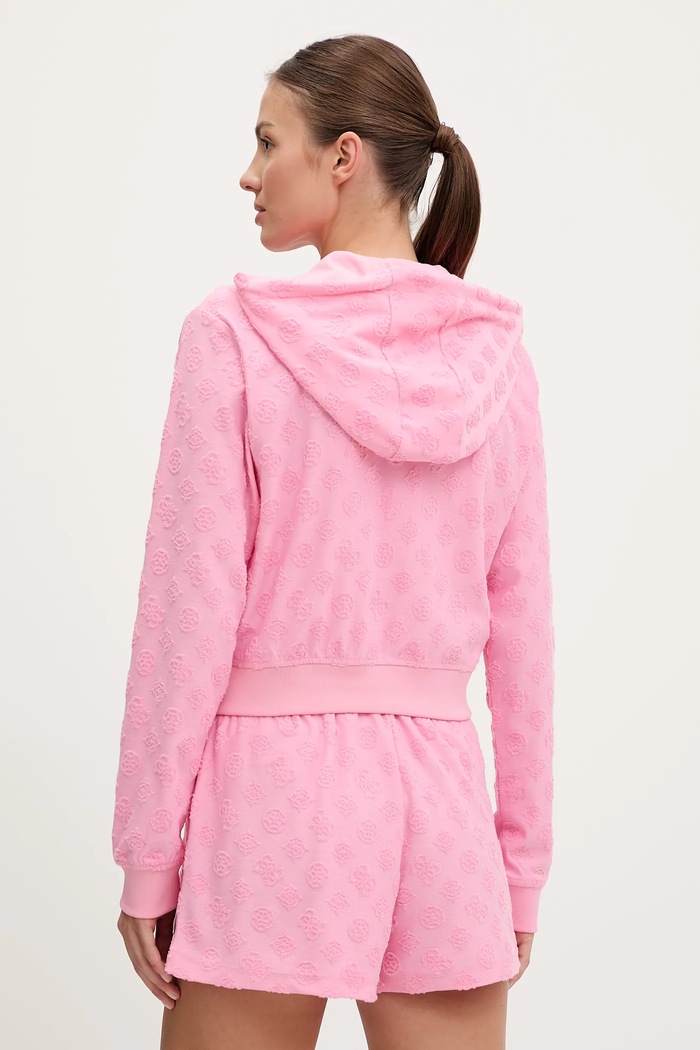 Odzież Guess Bluza PEONY V5GQ00.KCT02 różowy