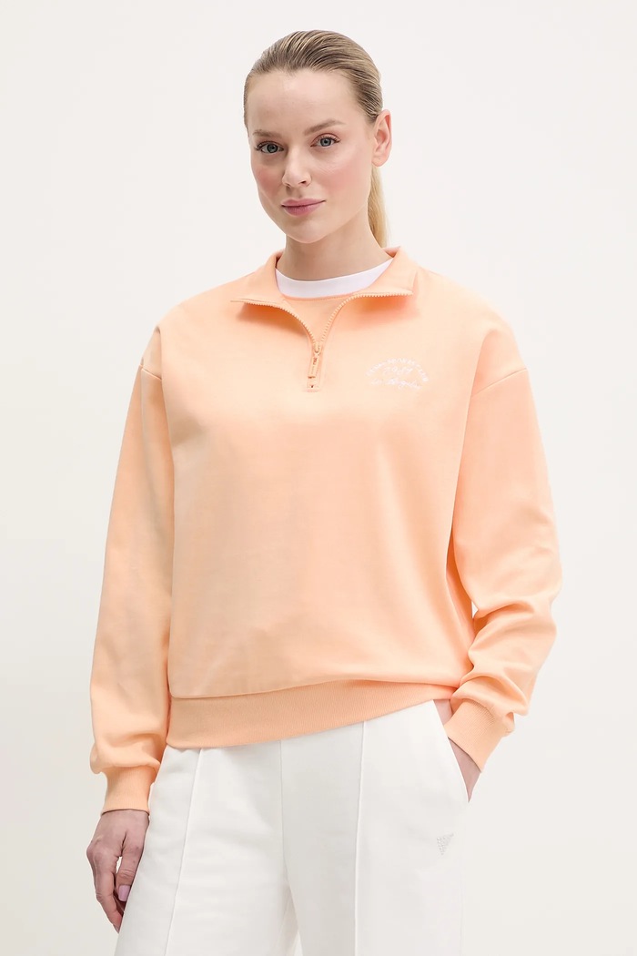 Mikina Guess NIGELLA nášivka oranžová V5GQ06.KCS01