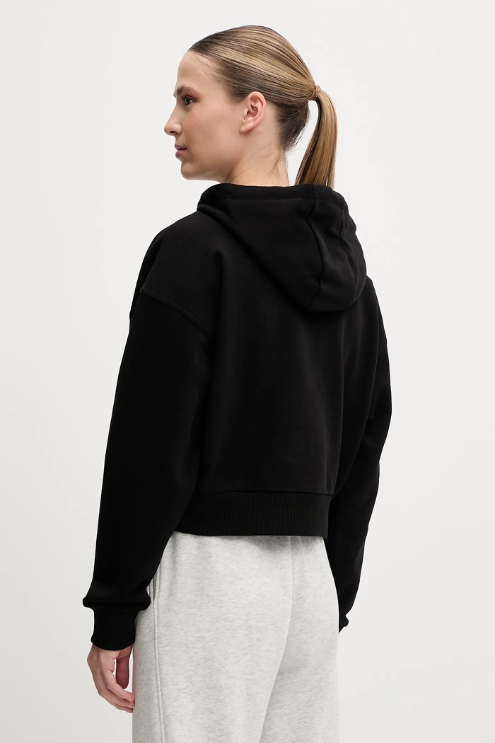 Pamučna dukserica Guess PRIMULA V5GQ09.KCRP0 crna AW25