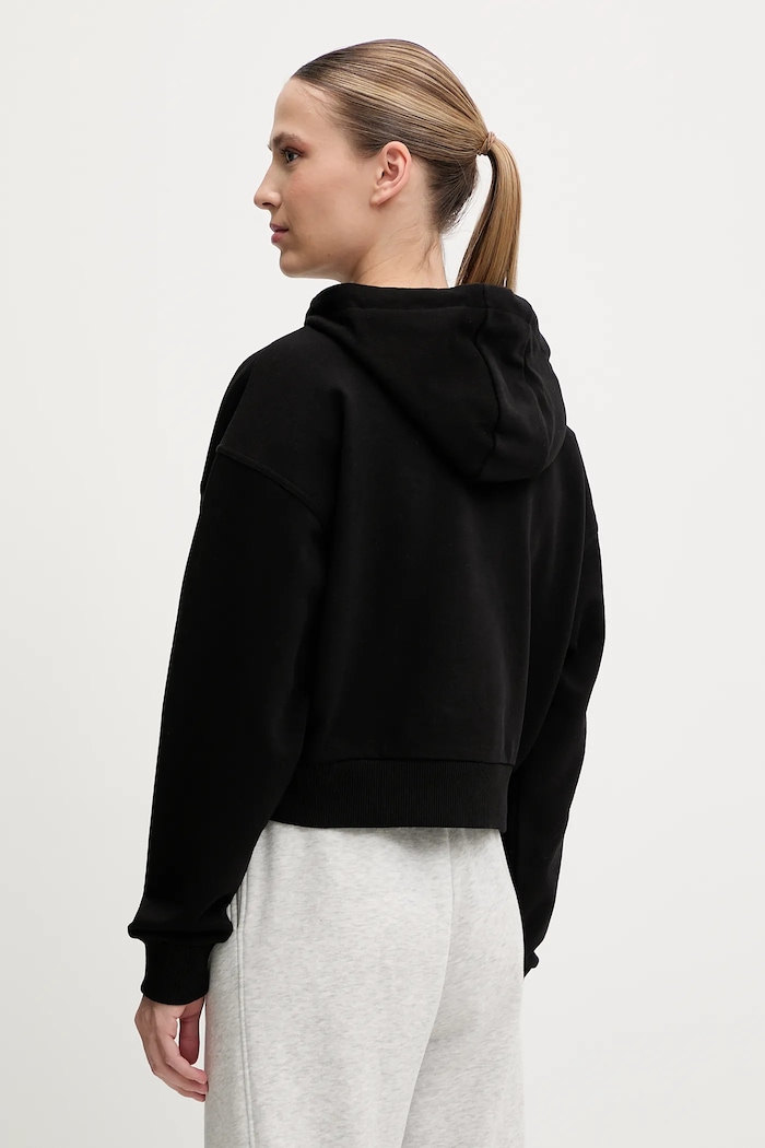Pamučna dukserica Guess PRIMULA V5GQ09.KCRP0 crna AW25